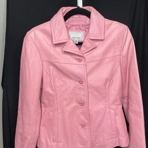 Pink Leather Wilson Jacket!